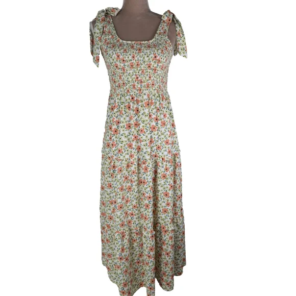 knee length dresses for ladies Shona Joy Dresses | Shona Joy Le Lune Lounge Plunged Slip Dress in Cream | Color: Cream | Size: S main image 1